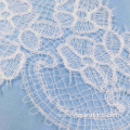 Snow White Eyelet Fabric Lace Trim